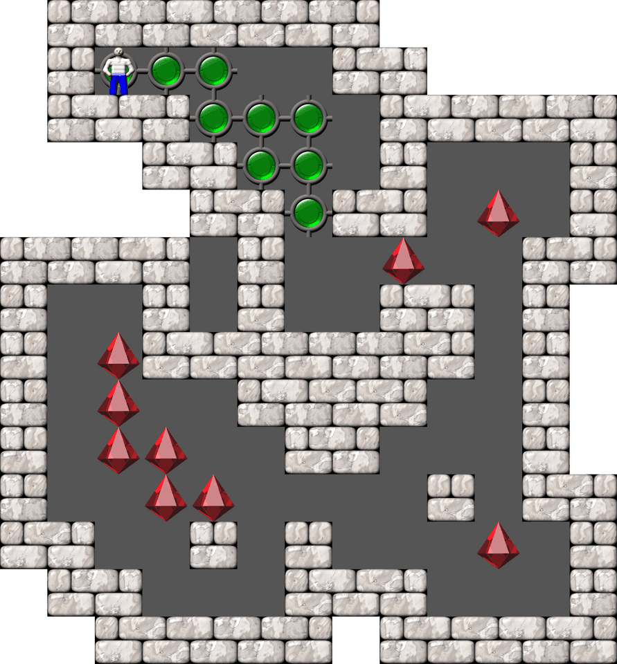 Sokoban Alberto Garcia Arranged level 43